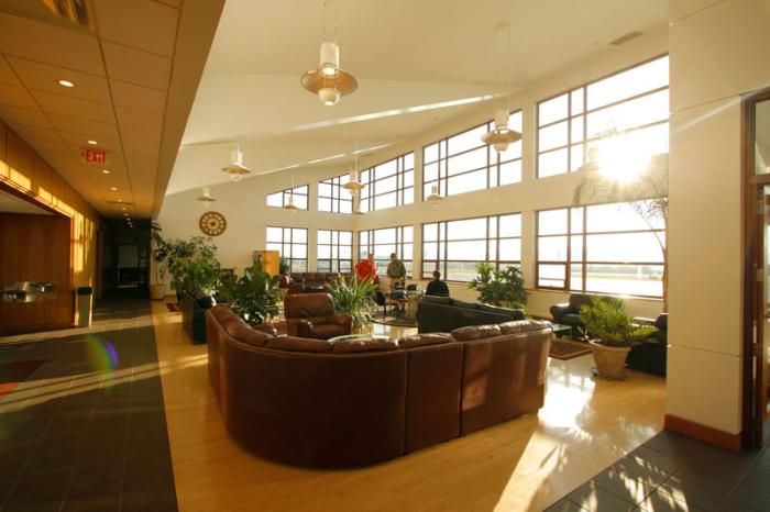 Aviation Center lobby
